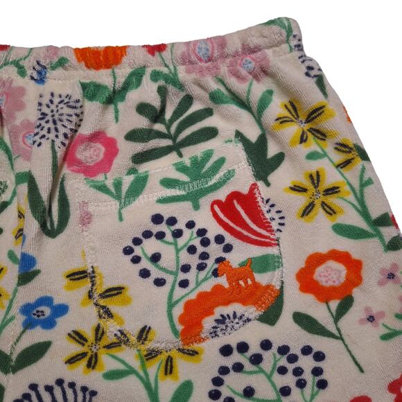 Mini Boden floral print towelling shorts - Picture 6 of 11
